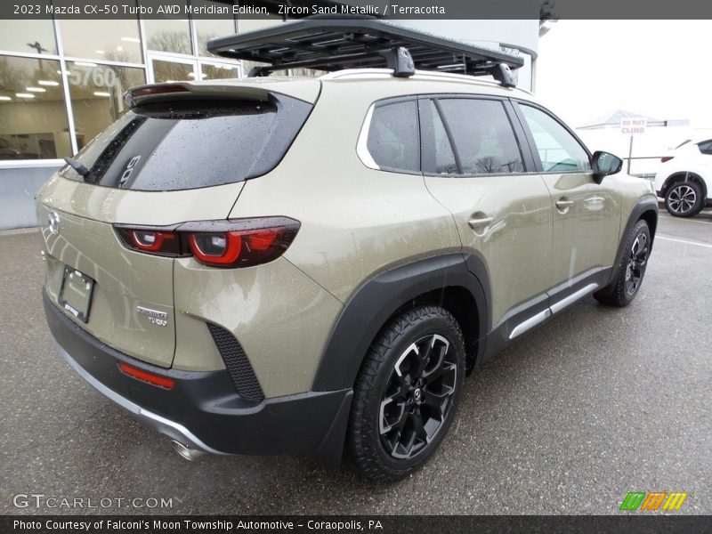 Zircon Sand Metallic / Terracotta 2023 Mazda CX-50 Turbo AWD Meridian Edition