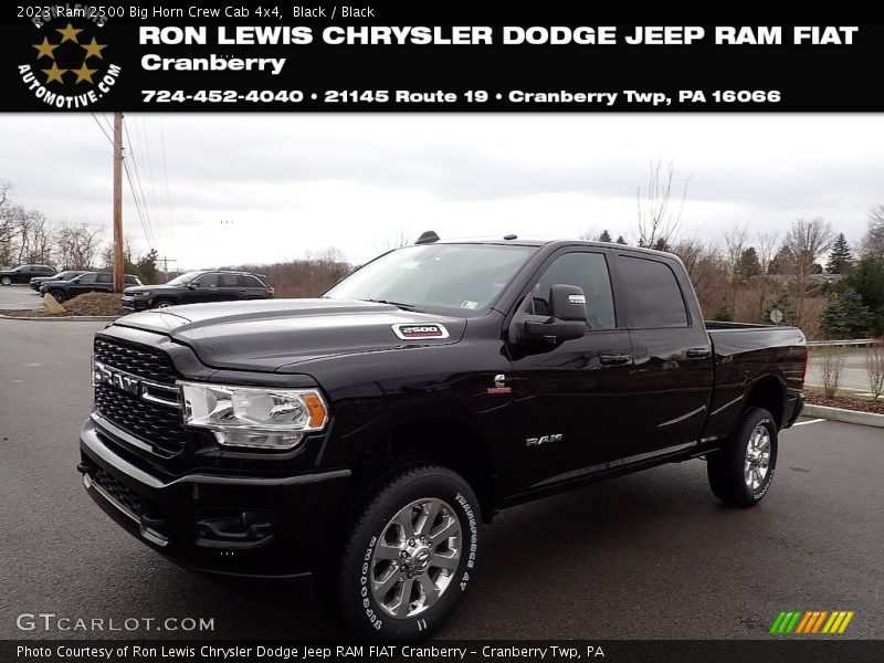 Black / Black 2023 Ram 2500 Big Horn Crew Cab 4x4