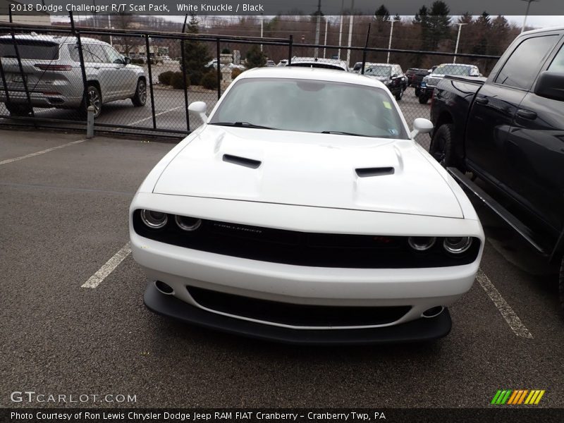 White Knuckle / Black 2018 Dodge Challenger R/T Scat Pack