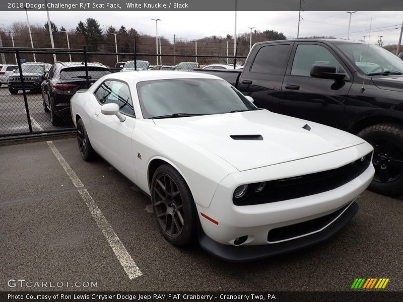 White Knuckle / Black 2018 Dodge Challenger R/T Scat Pack