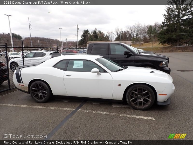 White Knuckle / Black 2018 Dodge Challenger R/T Scat Pack