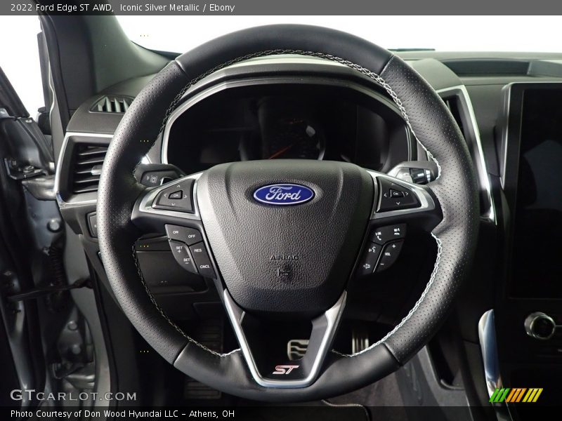 Iconic Silver Metallic / Ebony 2022 Ford Edge ST AWD