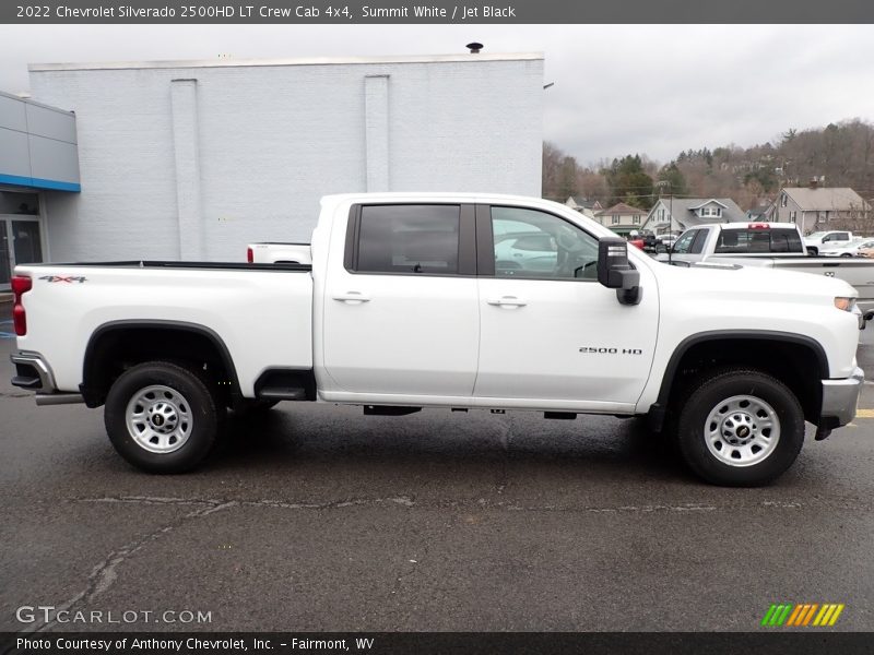 Summit White / Jet Black 2022 Chevrolet Silverado 2500HD LT Crew Cab 4x4