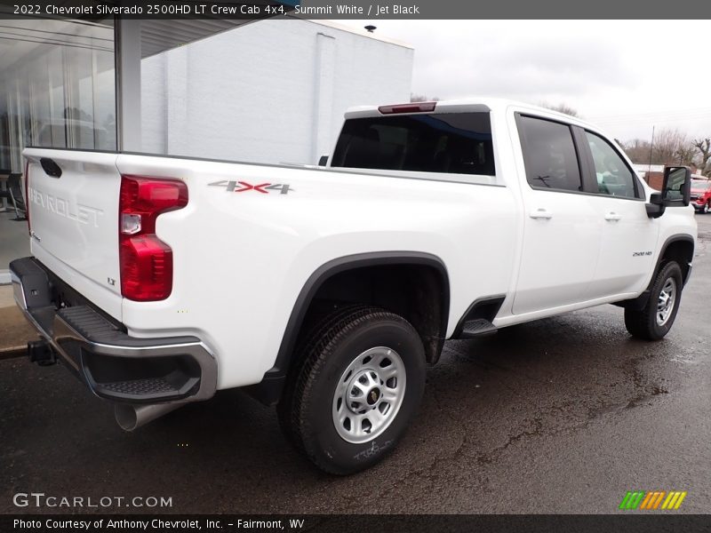 Summit White / Jet Black 2022 Chevrolet Silverado 2500HD LT Crew Cab 4x4