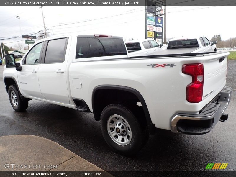 Summit White / Jet Black 2022 Chevrolet Silverado 2500HD LT Crew Cab 4x4