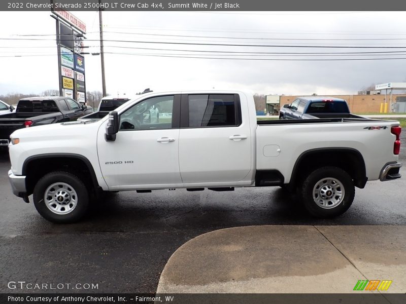 Summit White / Jet Black 2022 Chevrolet Silverado 2500HD LT Crew Cab 4x4