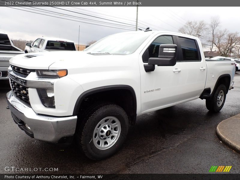 Summit White / Jet Black 2022 Chevrolet Silverado 2500HD LT Crew Cab 4x4