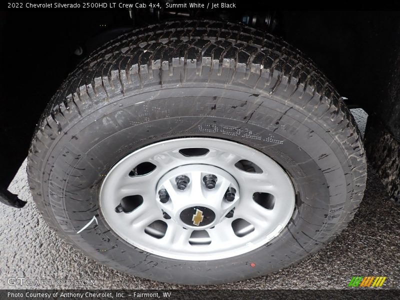 Summit White / Jet Black 2022 Chevrolet Silverado 2500HD LT Crew Cab 4x4