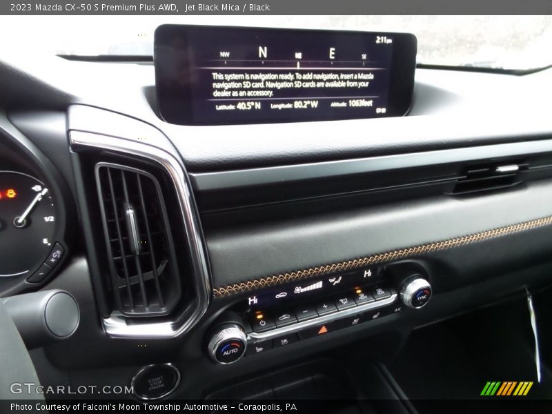 Jet Black Mica / Black 2023 Mazda CX-50 S Premium Plus AWD