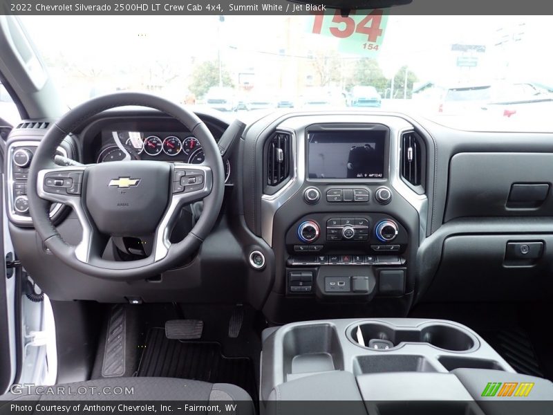 Summit White / Jet Black 2022 Chevrolet Silverado 2500HD LT Crew Cab 4x4