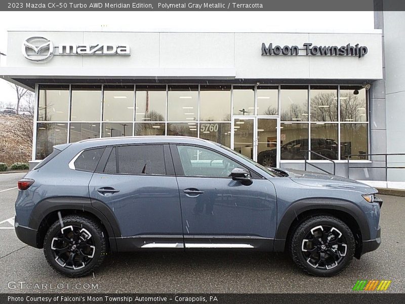 Polymetal Gray Metallic / Terracotta 2023 Mazda CX-50 Turbo AWD Meridian Edition