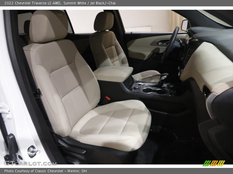 Summit White / Jet Black/­Chai 2022 Chevrolet Traverse LS AWD