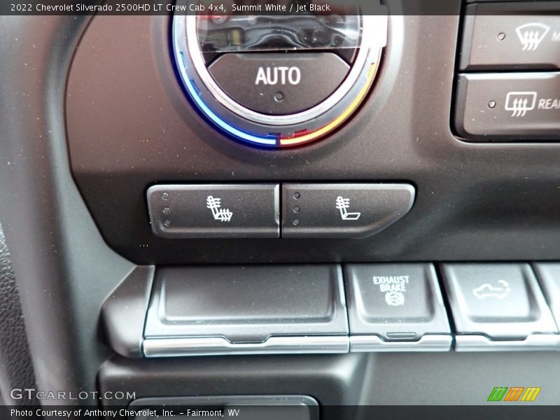Summit White / Jet Black 2022 Chevrolet Silverado 2500HD LT Crew Cab 4x4