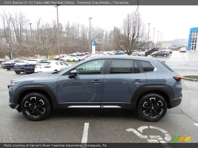 Polymetal Gray Metallic / Terracotta 2023 Mazda CX-50 Turbo AWD Meridian Edition