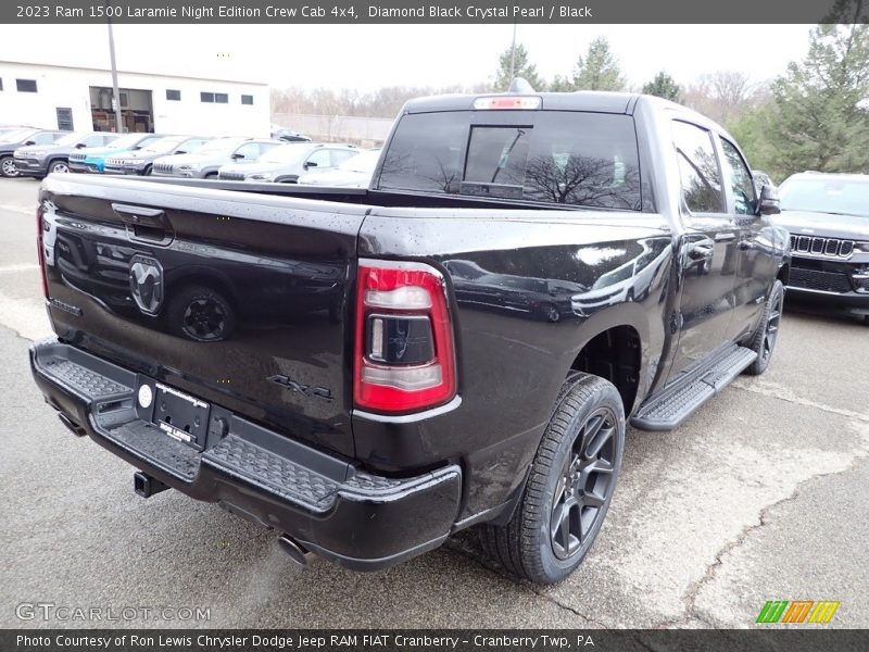 Diamond Black Crystal Pearl / Black 2023 Ram 1500 Laramie Night Edition Crew Cab 4x4