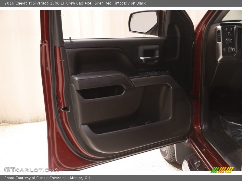 Siren Red Tintcoat / Jet Black 2016 Chevrolet Silverado 1500 LT Crew Cab 4x4