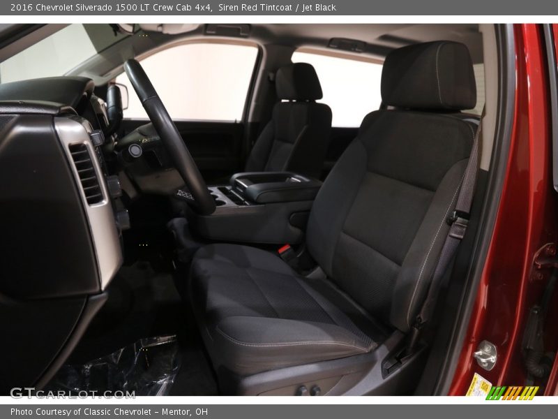 Siren Red Tintcoat / Jet Black 2016 Chevrolet Silverado 1500 LT Crew Cab 4x4