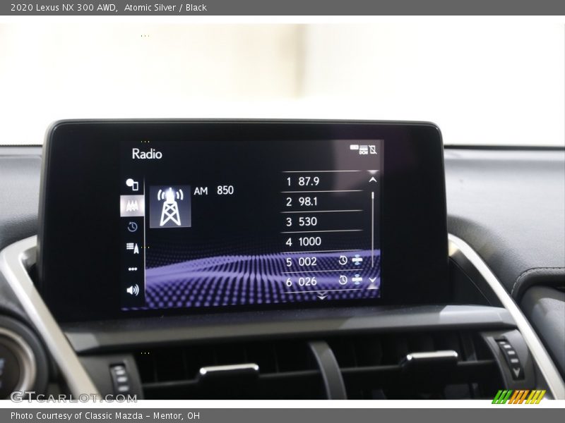 Atomic Silver / Black 2020 Lexus NX 300 AWD