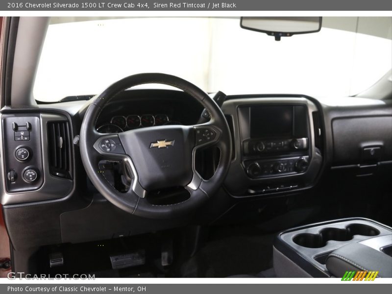 Siren Red Tintcoat / Jet Black 2016 Chevrolet Silverado 1500 LT Crew Cab 4x4