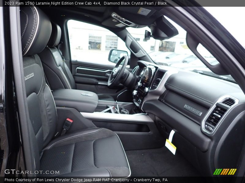 Diamond Black Crystal Pearl / Black 2023 Ram 1500 Laramie Night Edition Crew Cab 4x4