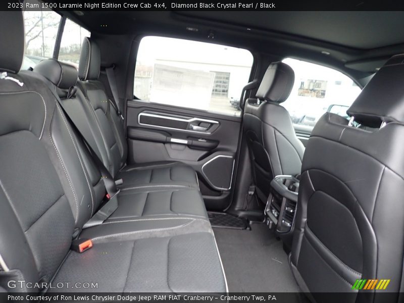 Diamond Black Crystal Pearl / Black 2023 Ram 1500 Laramie Night Edition Crew Cab 4x4