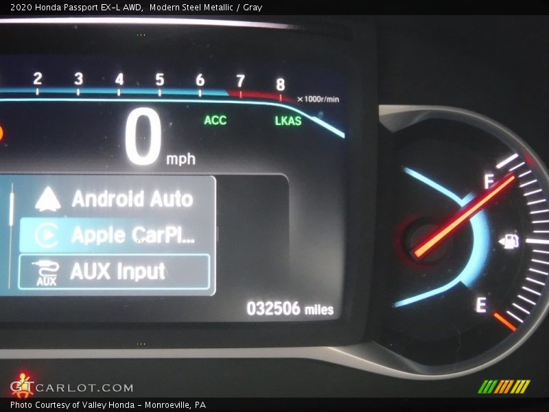Modern Steel Metallic / Gray 2020 Honda Passport EX-L AWD