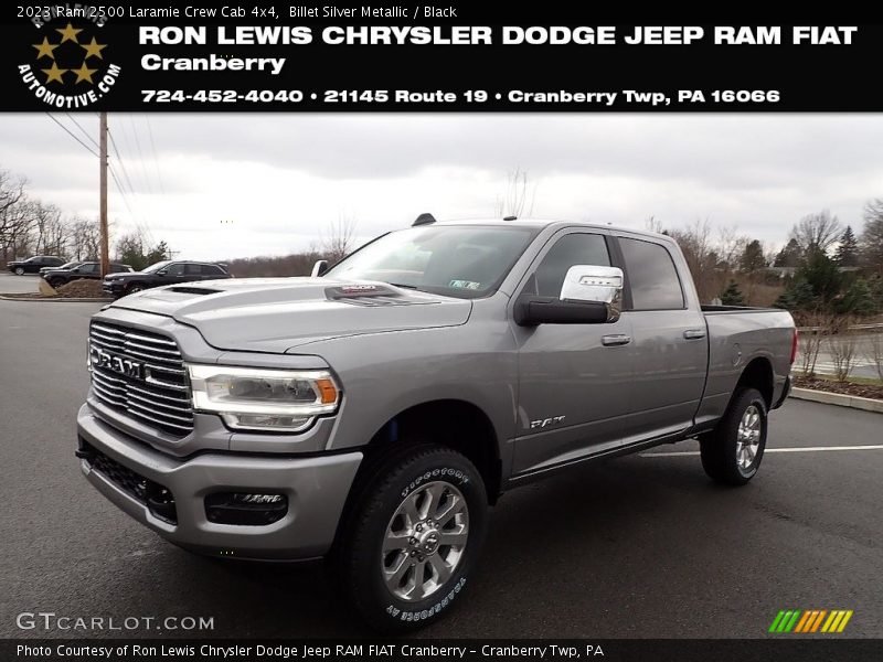 Billet Silver Metallic / Black 2023 Ram 2500 Laramie Crew Cab 4x4