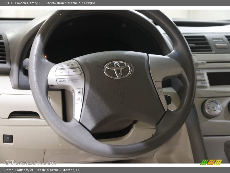 Sandy Beach Metallic / Bisque 2010 Toyota Camry LE