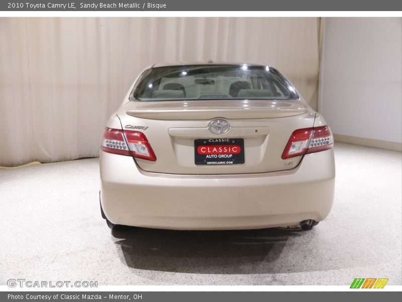 Sandy Beach Metallic / Bisque 2010 Toyota Camry LE