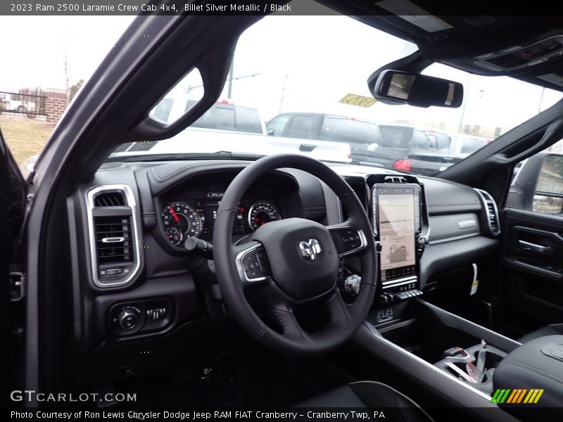 Billet Silver Metallic / Black 2023 Ram 2500 Laramie Crew Cab 4x4