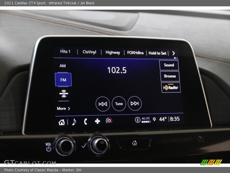 Infrared Tintcoat / Jet Black 2021 Cadillac CT4 Sport