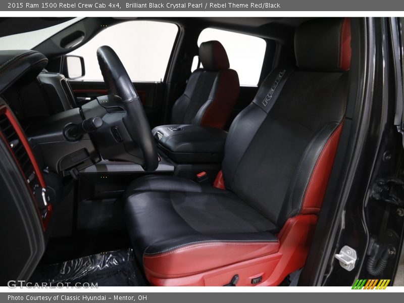 Front Seat of 2015 1500 Rebel Crew Cab 4x4