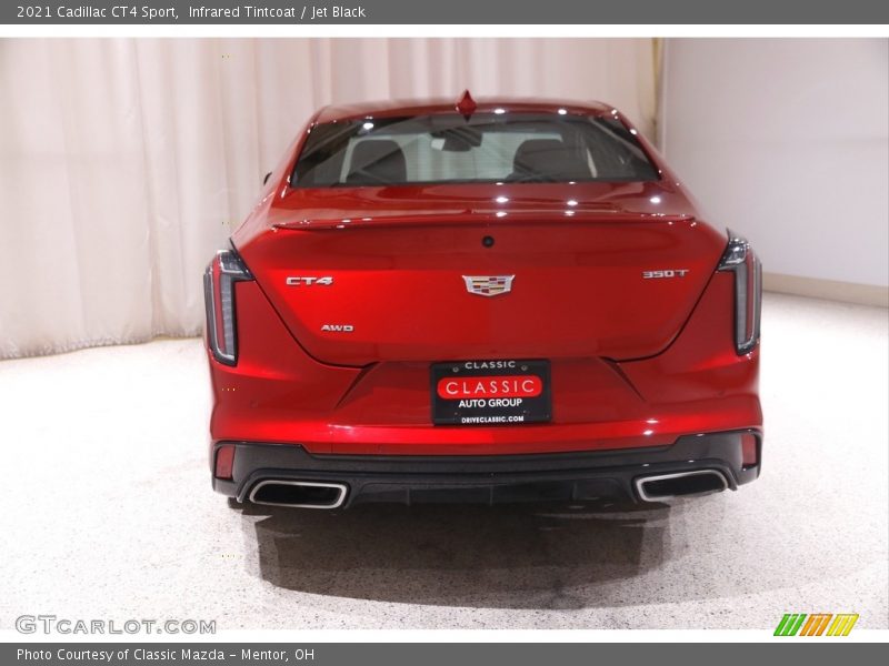 Infrared Tintcoat / Jet Black 2021 Cadillac CT4 Sport