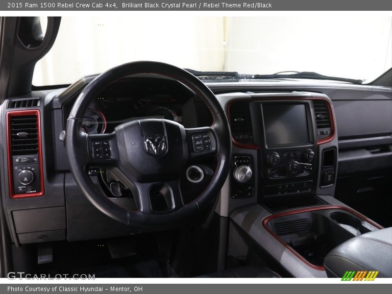 Dashboard of 2015 1500 Rebel Crew Cab 4x4