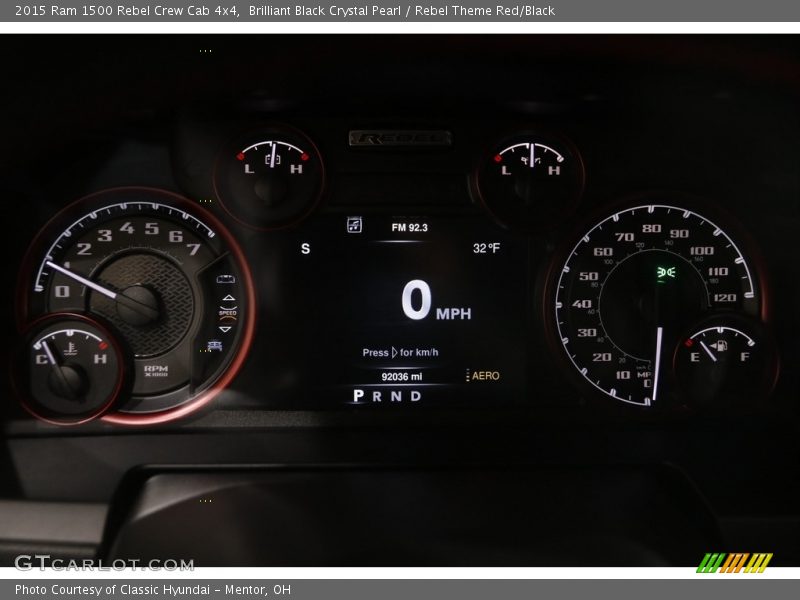  2015 1500 Rebel Crew Cab 4x4 Rebel Crew Cab 4x4 Gauges