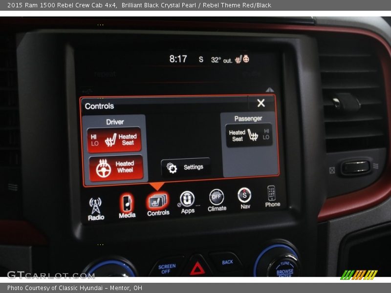 Audio System of 2015 1500 Rebel Crew Cab 4x4