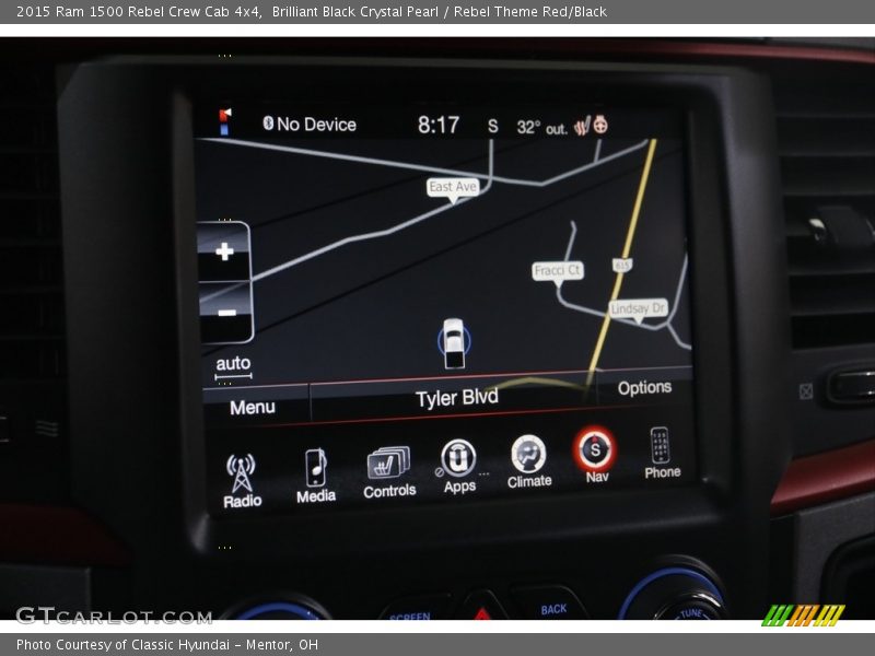 Navigation of 2015 1500 Rebel Crew Cab 4x4