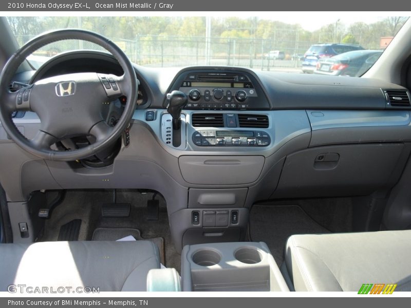 Ocean Mist Metallic / Gray 2010 Honda Odyssey EX-L