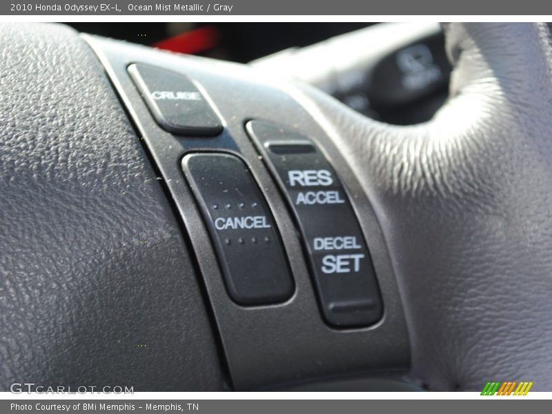 Ocean Mist Metallic / Gray 2010 Honda Odyssey EX-L