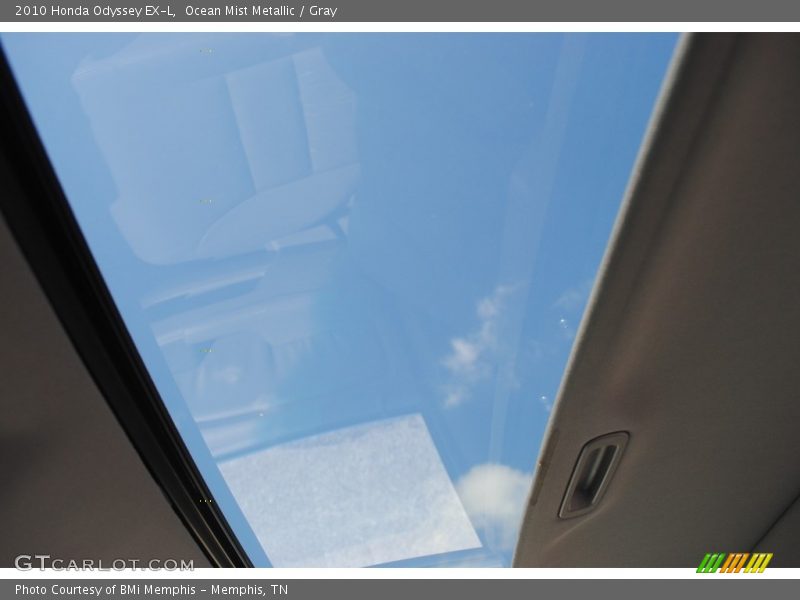 Ocean Mist Metallic / Gray 2010 Honda Odyssey EX-L