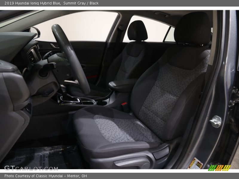 Summit Gray / Black 2019 Hyundai Ioniq Hybrid Blue