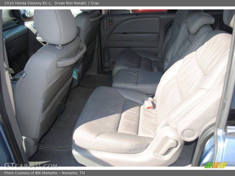 Ocean Mist Metallic / Gray 2010 Honda Odyssey EX-L