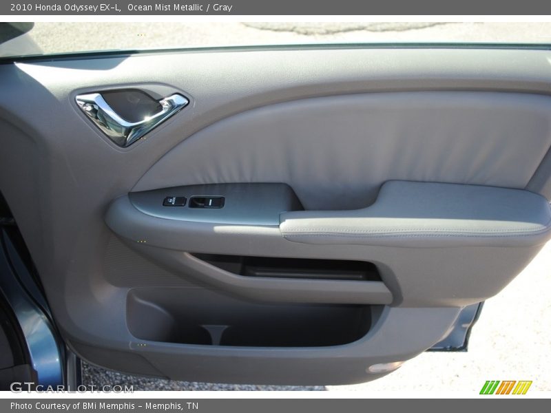 Ocean Mist Metallic / Gray 2010 Honda Odyssey EX-L