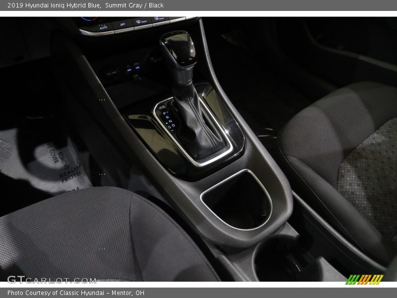Summit Gray / Black 2019 Hyundai Ioniq Hybrid Blue