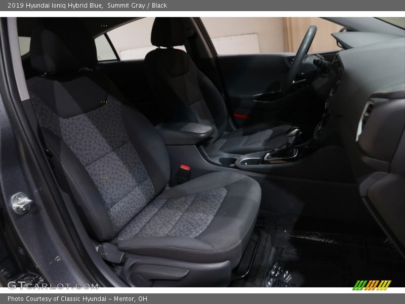 Summit Gray / Black 2019 Hyundai Ioniq Hybrid Blue