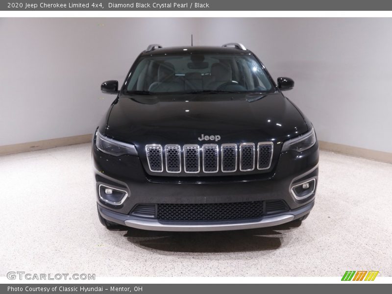 Diamond Black Crystal Pearl / Black 2020 Jeep Cherokee Limited 4x4