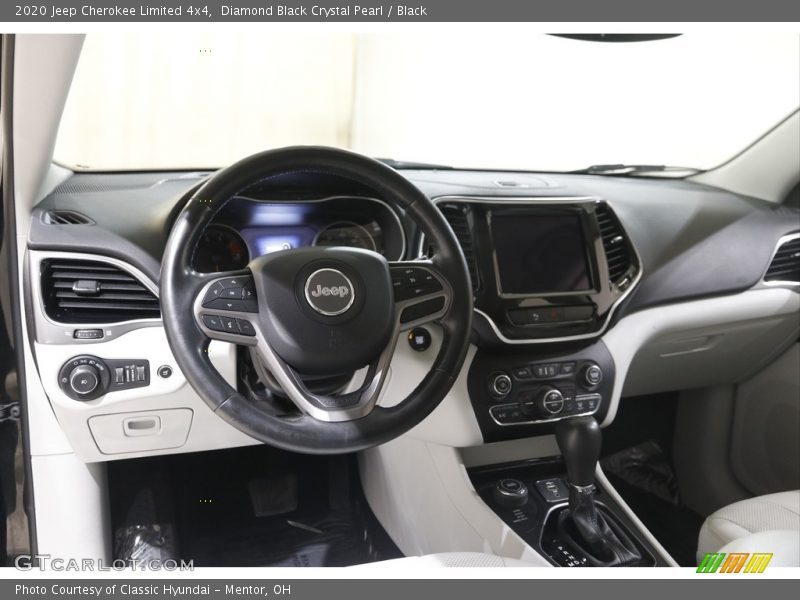 Diamond Black Crystal Pearl / Black 2020 Jeep Cherokee Limited 4x4