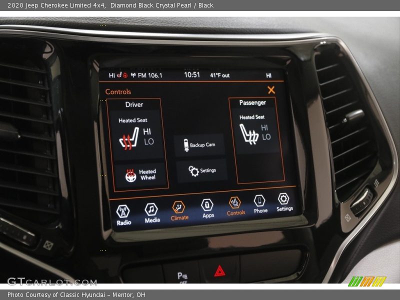 Diamond Black Crystal Pearl / Black 2020 Jeep Cherokee Limited 4x4