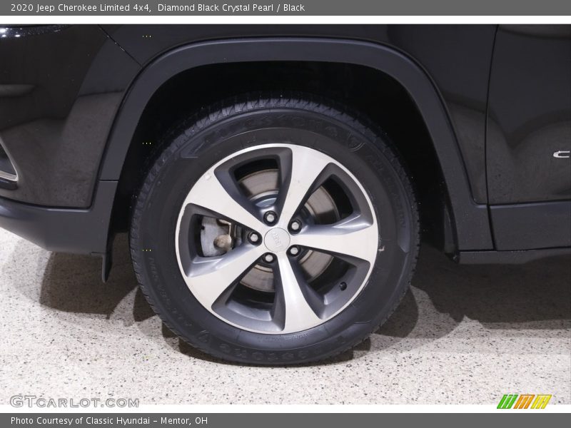 Diamond Black Crystal Pearl / Black 2020 Jeep Cherokee Limited 4x4