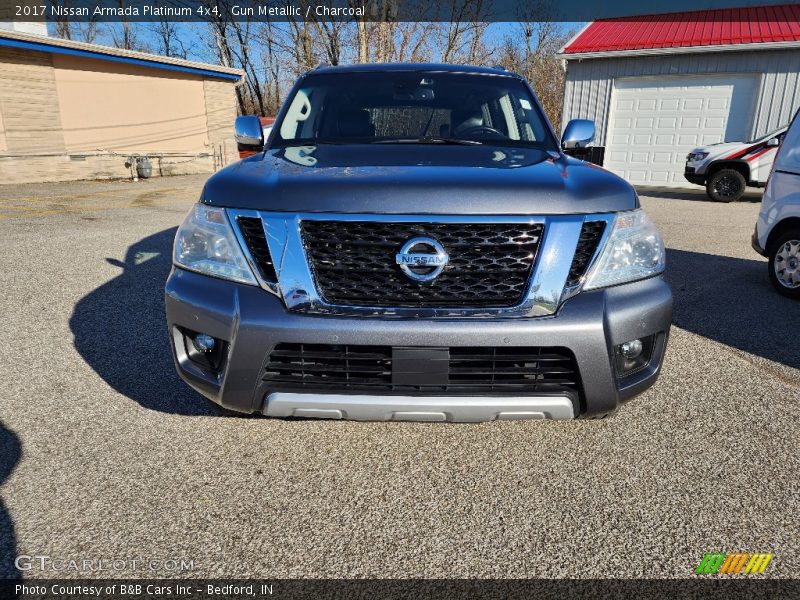 Gun Metallic / Charcoal 2017 Nissan Armada Platinum 4x4